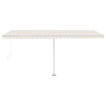 Standmarkise Manuell Einziehbar 500x300 cm Creme