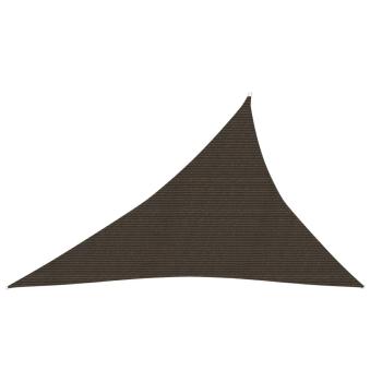 ARDEBO.de - Sonnensegel 160 g/m² Braun 3x4x5 m HDPE