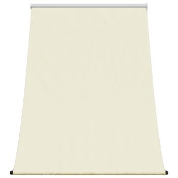 Markise Einziehbar Creme 100x150 cm Stoff und Stahl