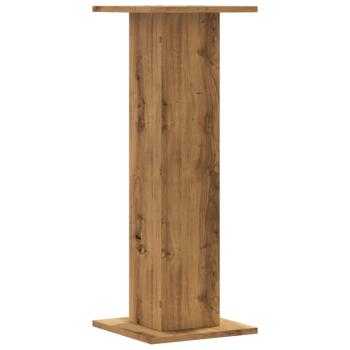 Pflanzenständer 2 Stk. Artisan-Eiche 30x30x80 cm Holzwerkstoff