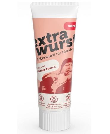 ARDEBO.de Mera Dog Extrawurst Leberwurst Klassik 75g                   