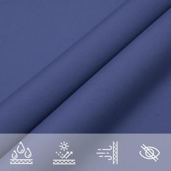 Sonnensegel Oxford-Gewebe Dreieckig 5x6x6 m Blau