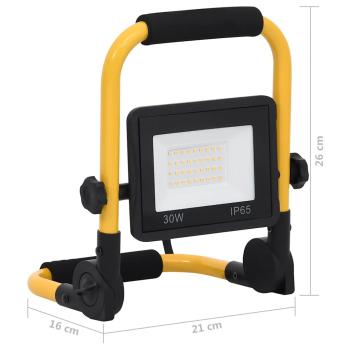 LED-Fluter mit Handgriff 30 W Kaltweiß