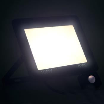 LED-Fluter mit Sensor 100 W Kaltweiß