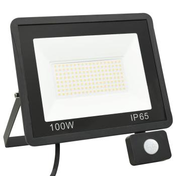 LED-Fluter mit Sensor 100 W Kaltweiß