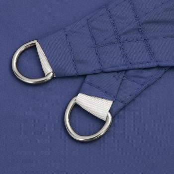 Sonnensegel Oxford-Gewebe Dreieckig 4x5x6,4 m Blau