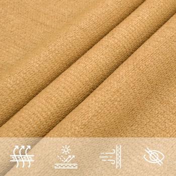 Sonnensegel 160 g/m² Rechteckig Sandfarben 5x8 m HDPE