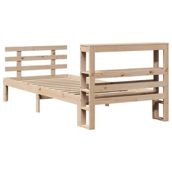 Bettgestell mit Kopfteil ohne Matratze 90x200 cm