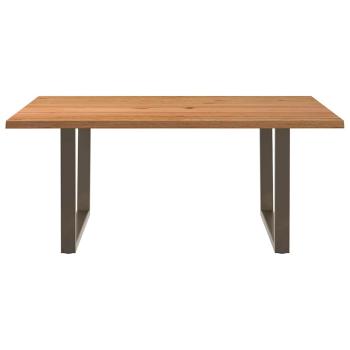 Esstisch mit Baumkanten 180x120x74 cm Massivholz Eiche
