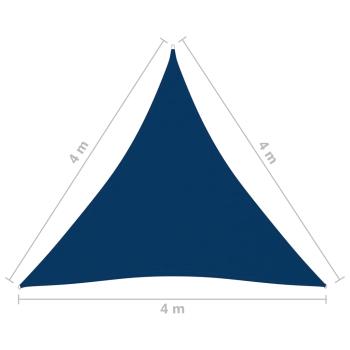 Sonnensegel Oxford-Gewebe Dreieckig 4x4x4 m Blau