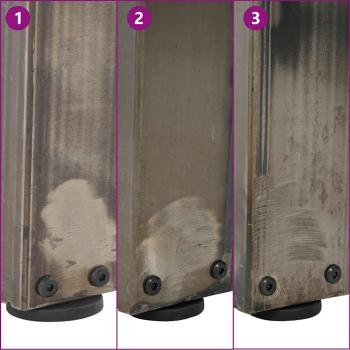 Esstisch 180x120x74 cm Massivholz Eiche Rechteckig