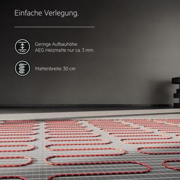 AEG TBSG 200/1.1 Comfort Wellness Heizmatte, 1,1 m², 220 W (205825)