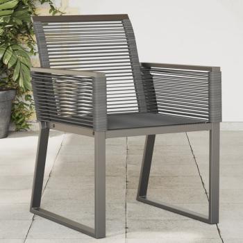 ARDEBO.de - Gartenstühle 2 Stk. Schwarz Poly Rattan