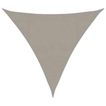 Sonnensegel 160 g/m² Dreieckig Hellgrau 4,5x4,5x4,5 m HDPE