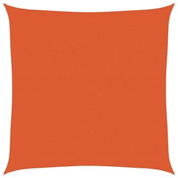 Sonnensegel 160 g/m² Quadratisch Orange 7x7 m HDPE