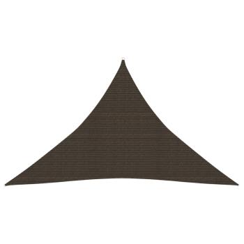 ARDEBO.de - Sonnensegel 160 g/m² Braun 2,5x2,5x3,5 m HDPE