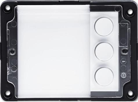 ARDEBO.de Busch-Jaeger 83140/3-101 Busch-Welcome® Basis-Tastenmodul 3fach, Türkommunikation (2CKA008300A0514)