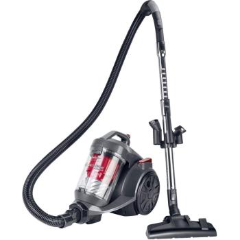 ARDEBO.de Fakir trend BL 240 Beutelloser Bodenstaubsauger, 700W, HEPA-Filter, Cyclone Technologie, anthrazit/rot