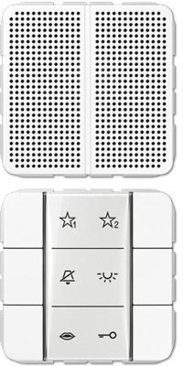 ARDEBO.de Jung SIAICD6WW Audio-Innenstation, Serie CD, alpinweiß