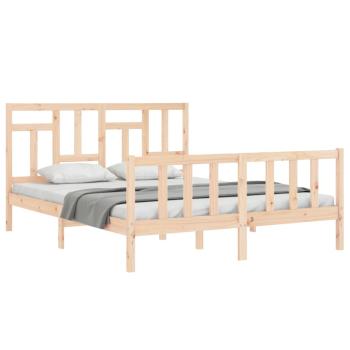 Massivholzbett ohne Matratze 160x200 cm Kiefernholz