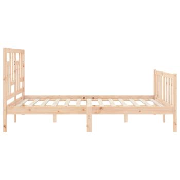 Massivholzbett ohne Matratze 160x200 cm Kiefernholz