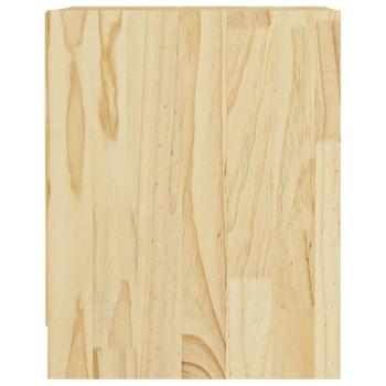 Nachttisch 35,5x33,5x41,5 cm Massivholz Kiefer
