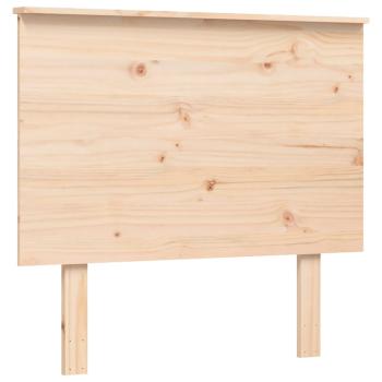 Seniorenbett mit Kopfteil 100x200 cm Massivholz