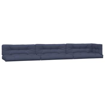 Palettenkissen 7 Stk. Marineblau Stoff
