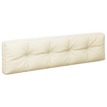 Palettenkissen 2-tlg. Creme Stoff