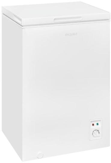 ARDEBO.de Exquisit GT100-050E Stand Gefriertruhe, 54,5 cm breit, 99 L, LED Beleuchtung, weiß