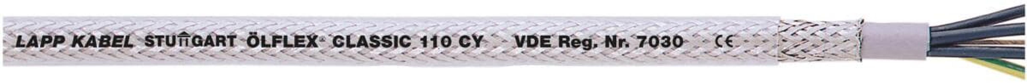 ARDEBO.de Lapp ÖLFLEX CLASSIC 110 3G1,5 CY Steuerleitung, PVC, 1,5mm², transparent, 100m (1135303/100)