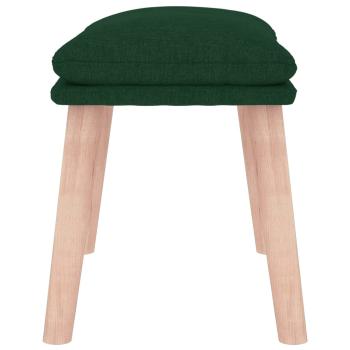 Fußhocker Dunkelgrün 45x29,5x35 cm Stoff