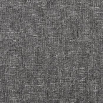 Fußhocker Hellgrau 45x29,5x35 cm Stoff