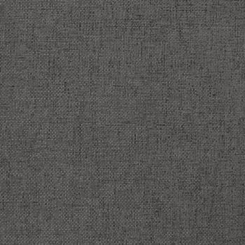 Fußhocker Dunkelgrau 45x29,5x35 cm Stoff und Kunstleder