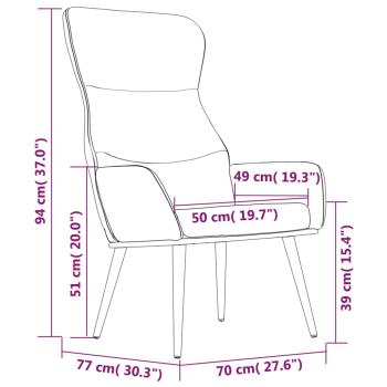 Relaxsessel mit Hocker Senfgelb Stoff