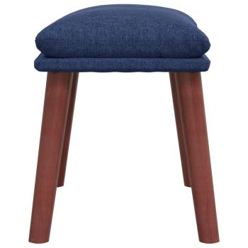 Fußhocker Blau 45x29,5x35 cm Stoff