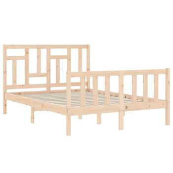 Massivholzbett ohne Matratze 140x190 cm Kiefernholz