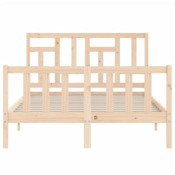 Massivholzbett ohne Matratze 140x190 cm Kiefernholz