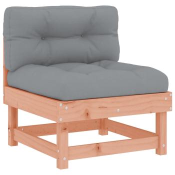 10-tlg. Garten-Lounge-Set mit Kissen Massivholz Douglasie