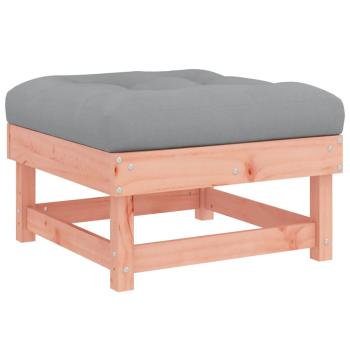 10-tlg. Garten-Lounge-Set mit Kissen Massivholz Douglasie
