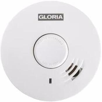 ARDEBO.de Gloria RC-10 Rauchmelder, Lithium Batterie, Hush Funktion, 85dB(A), weiß (002518.0015)