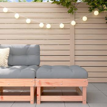 ARDEBO.de - Gartenhocker mit Kissen Massivholz Douglasie