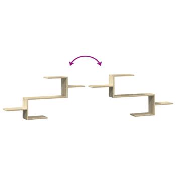 Wandregal Sonoma-Eiche 104x15x49 cm Holzwerkstoff