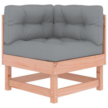 7-tlg. Garten-Lounge-Set mit Kissen Massivholz Douglasie