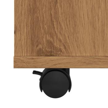 Rollschrank Artisan-Eiche 60x53x72 cm Holzwerkstoff