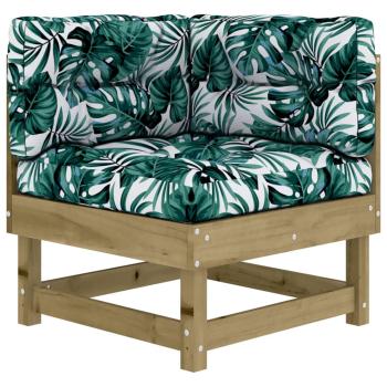 7-tlg. Garten-Lounge-Set mit Kissen Imprägniertes Kiefernholz