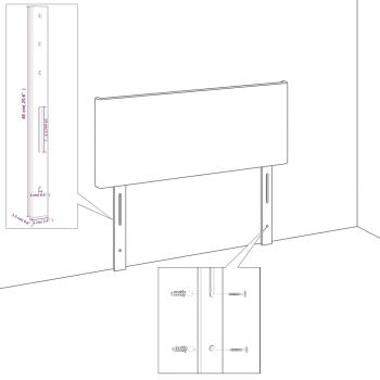 Boxspringbett mit Matratze Blau 120x200 cm Stoff