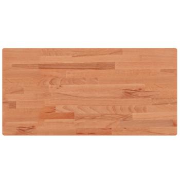 Tischplatte 100x50x1,5 cm Rechteckig Massivholz Buche