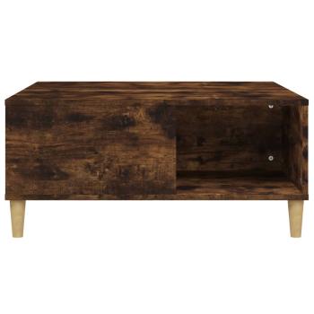 ARDEBO.de - Couchtisch Räuchereiche 80x80x36,5 cm Holzwerkstoff