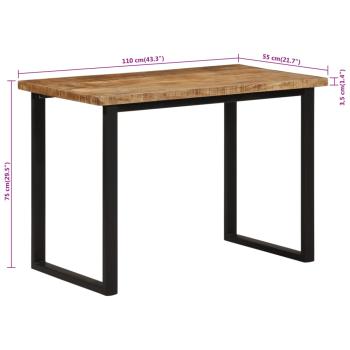 Esstisch 110x55x75 cm Massivholz Mango